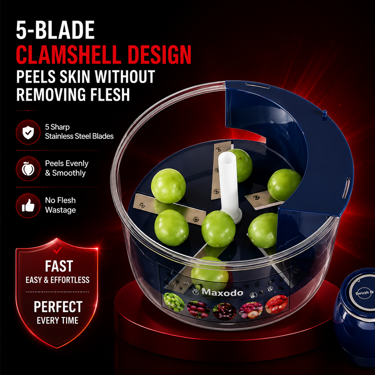 Automatic Rechargeable Fruit & Vegetable Peeler β 3x Faster, Zero Effort
