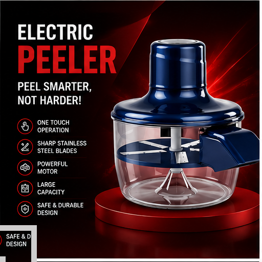 Automatic Rechargeable Fruit & Vegetable Peeler – 3x Faster, Zero Effort